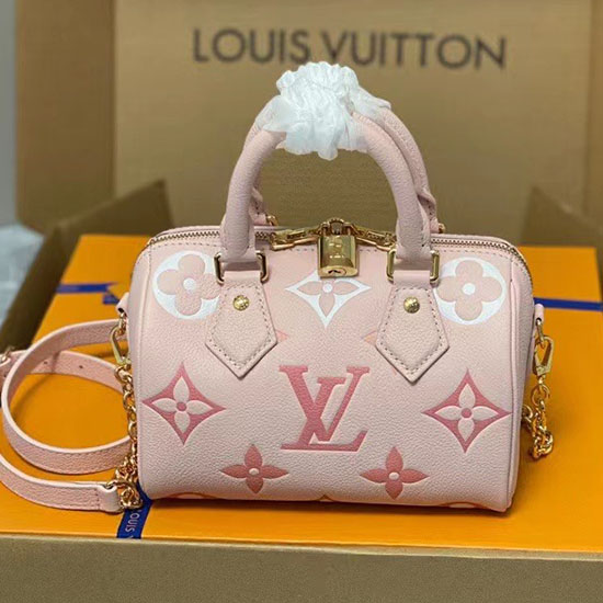 Louis Vuitton Speedy Bandouliere 20 W Kolorze Różowym M46518