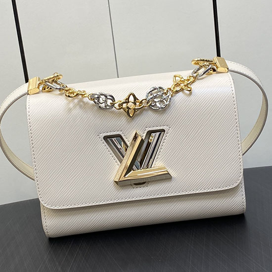 Louis Vuitton Twist Mm Beżowy M22774