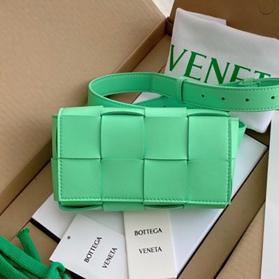 Mini Kaseta Bottega Veneta Ze Skóry Jagnięcej B69367