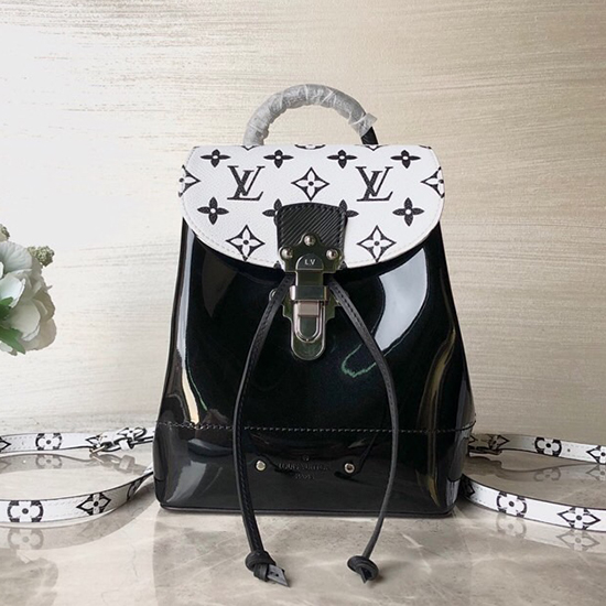 Plecak Z Gorącymi źródłami Louis Vuitton Z Monogramem Vernis M53637