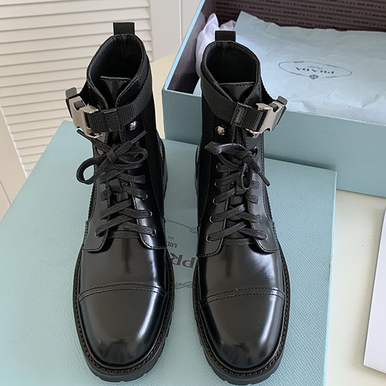 Prada Skórzane Buty Sdp091902