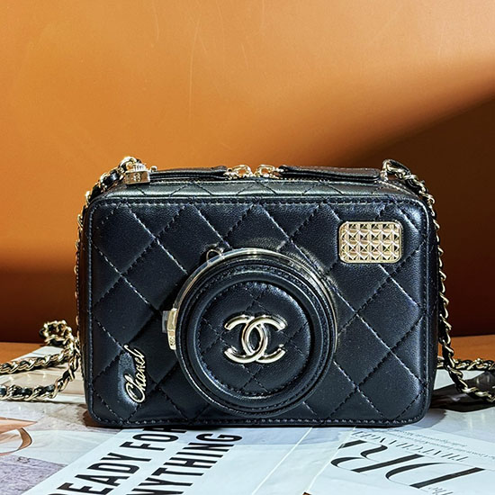 Bolsa Para Câmera Chanel Preta As4817