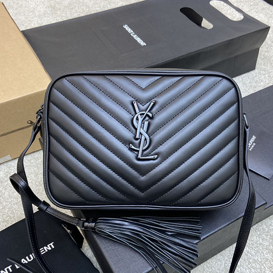 Bolsa Para Câmera Saint Laurent Lou Preta 520534