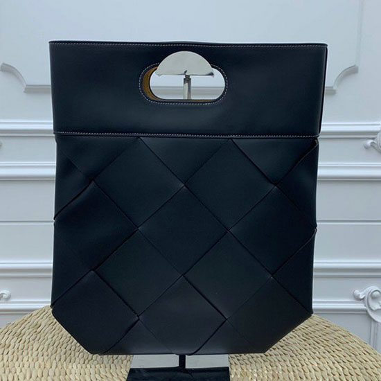 Bolsa Pequena Bottega Veneta Em Bezerro Francês Preto 574153