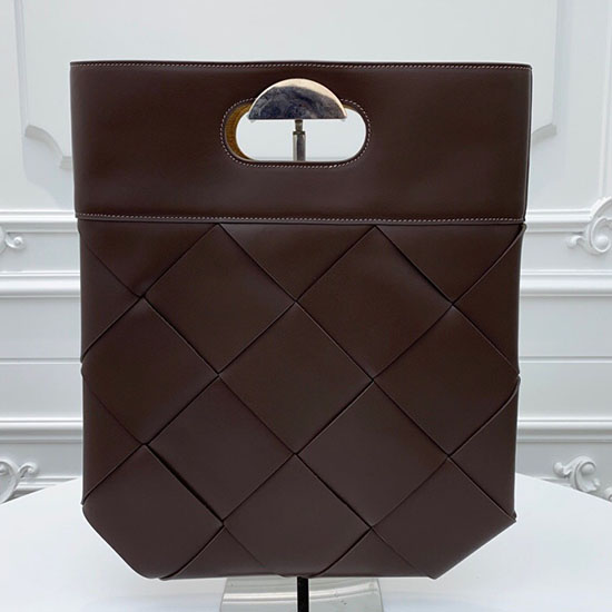 Bolsa Pequena Bottega Veneta Em Café Bezerro Francês 574153