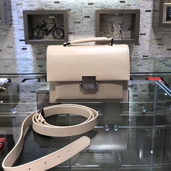 Bolsa Saint Laurent Bellechasse Média Em Couro Bege 482051