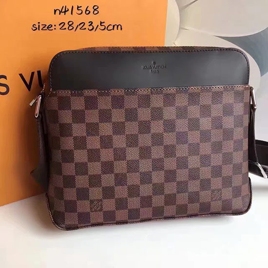 Louis Vuitton Damier Ebene Canvas Джейк Мессенджер Pm N41568