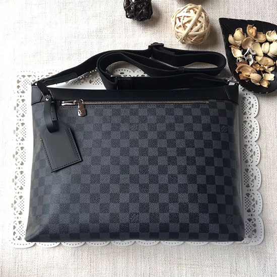 Louis Vuitton Damier графитовый холст Mick мм N40004