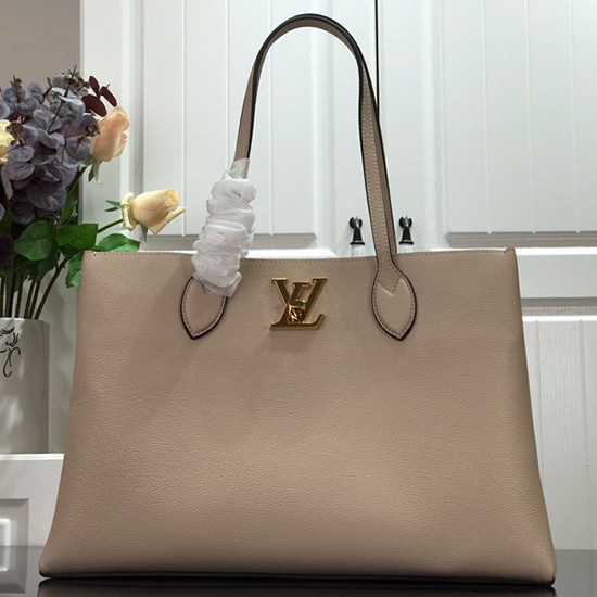 Louis Vuitton Lockme шоппер серый M57346