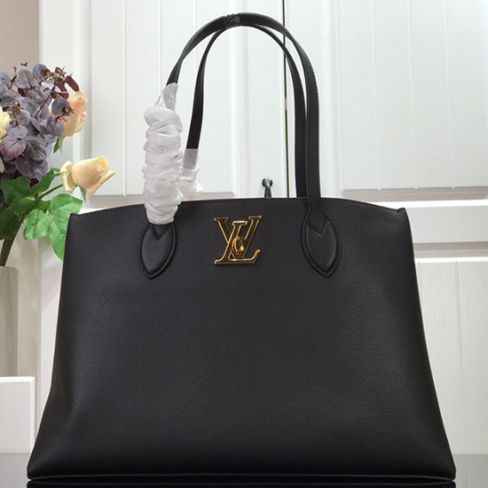 Louis Vuitton Lockme шоппер черный M57346