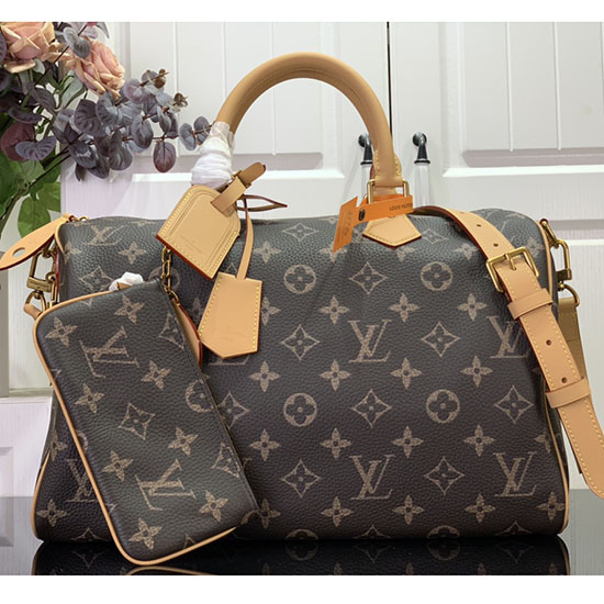 Louis Vuitton Speedy P9 бандульер 40 коричневый M24419