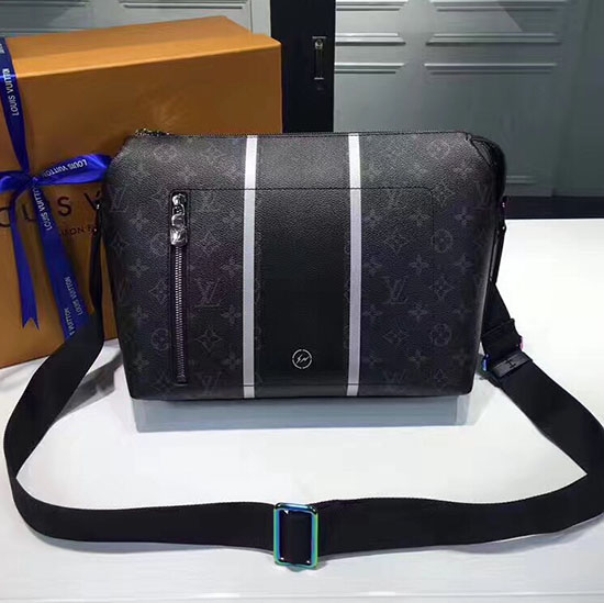 Louis Vuitton монограмма затмение холст Аполлон Messenger Pm M43410