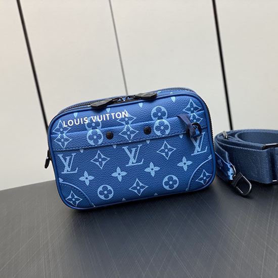 Louis Vuitton монограмма нано альфа синий M82801