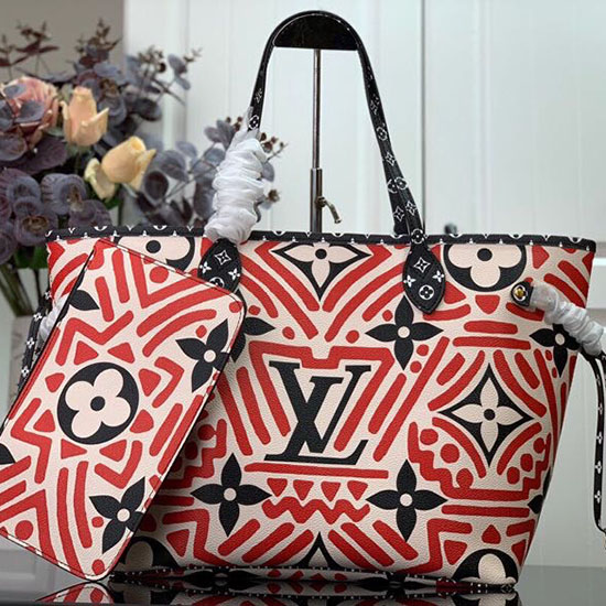 Lv крафтовый Neverfull мм M56583