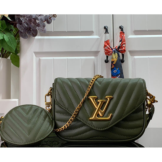 Зеленая мульти-клатч Louis Vuitton New Wave M56468