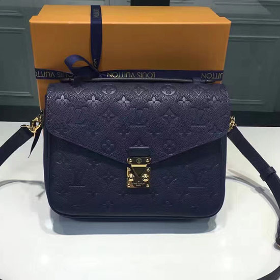 Клатч с монограммой Louis Vuitton Empreinte Metis синий M40780