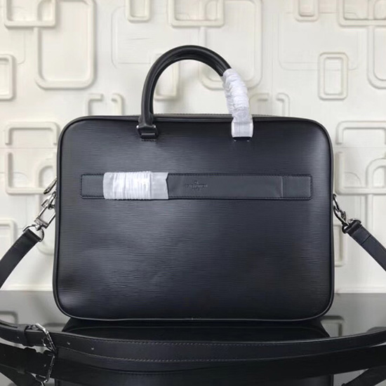 Кожаный портфель Louis Vuitton Epi Noir N54045