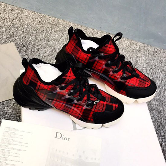 Кроссовки Dior D-Connect красные DS21102