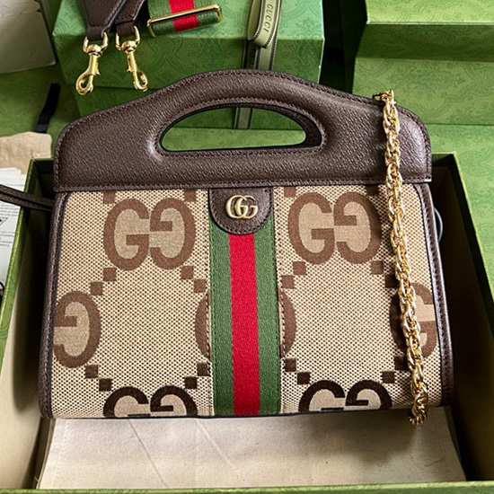 Маленькая сумка-тоут Gucci Ophidia Jumbo Gg 693724