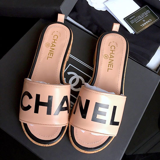 Мюли Chanel из кожи ягненка розовые G34876