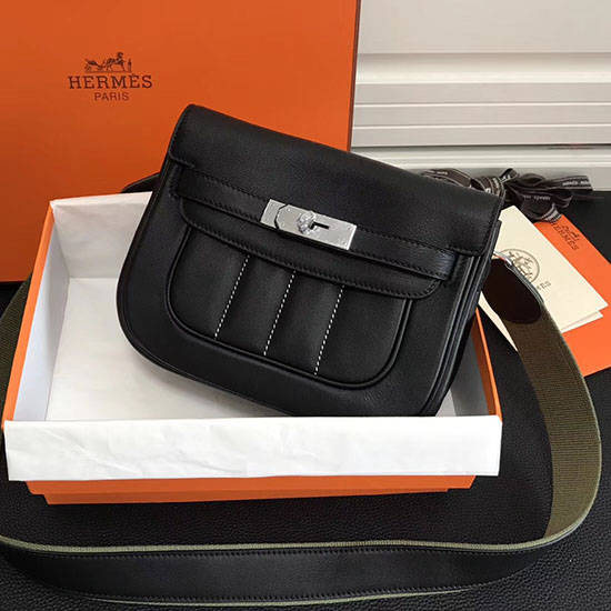 Сумка Hermes Berline из черной кожи Swift H90081