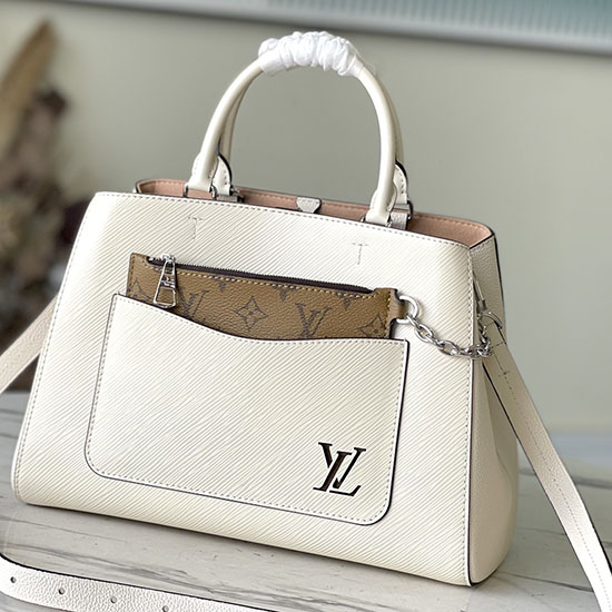 Сумка-тоут Louis Vuitton Marelle мм белая M59954