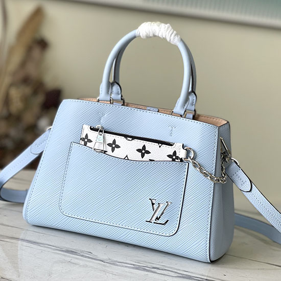 Сумка-тоут Louis Vuitton Marelle синего цвета M59954