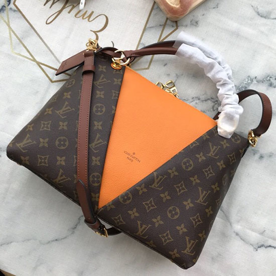 Сумка-тоут Louis Vuitton Monogram с V-образным вырезом мм Safran M43948