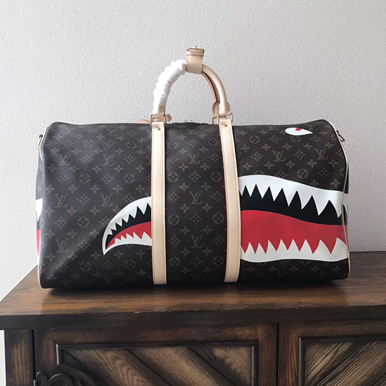 Холщовый бандульер Louis Vuitton Monogram 55 M54169