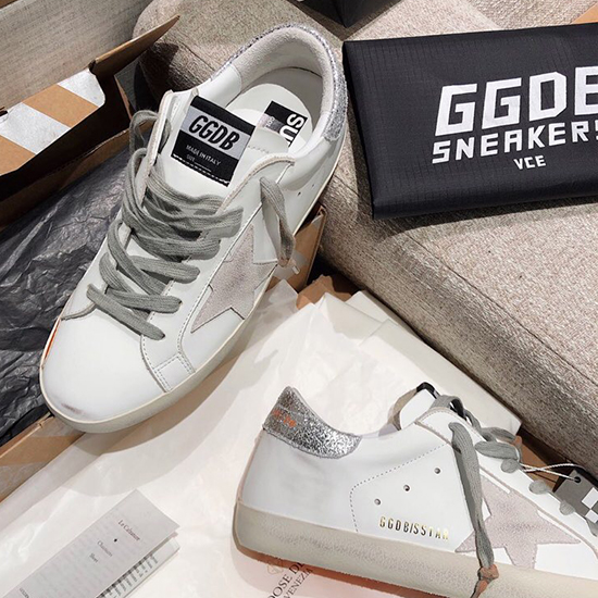 кроссовки Golden Goose из телячьей кожи Gg07723