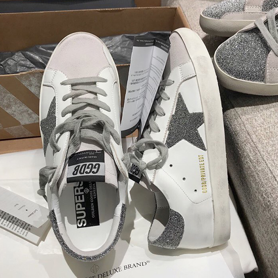 кроссовки Golden Goose из телячьей кожи Gg07725