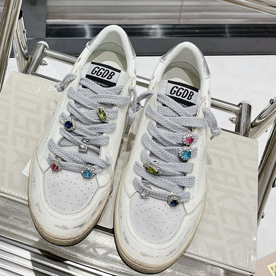 кроссовки Golden Goose из телячьей кожи Sng082606