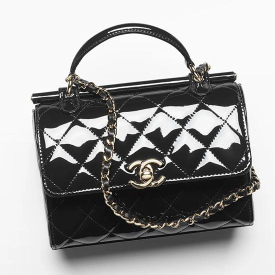 Chanel Liten Väska Svart As4511