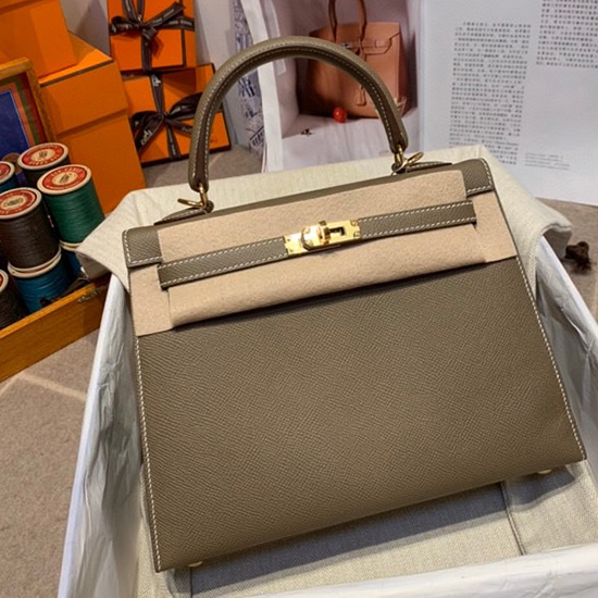 Hermes Epsom Läder Kelly Väska Hk252821