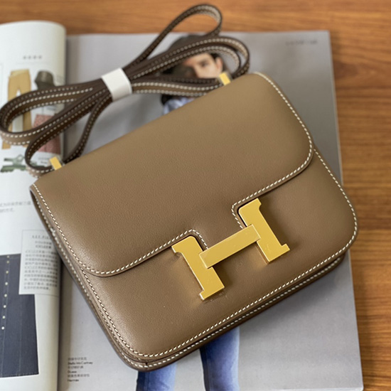 Hermes Swift Läder Constance Väska H13401