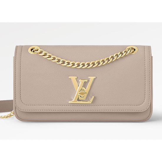 Louis Vuitton Lockme Chain Bag East West Grå M22303