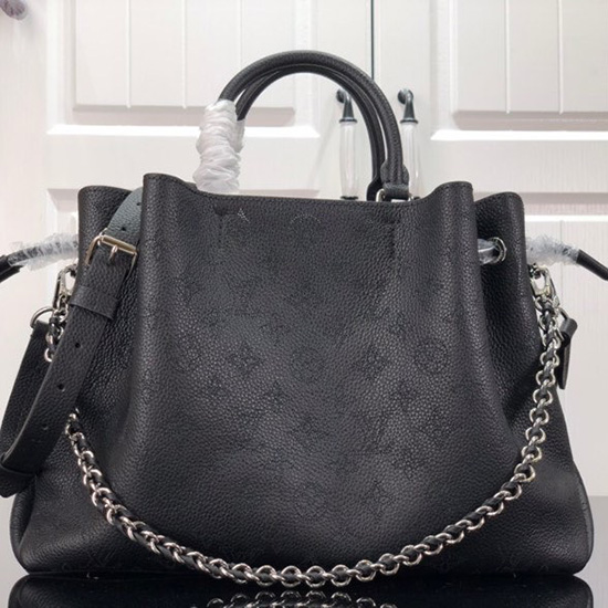 Louis Vuitton Mahina Läder Bella Väska Svart M59200