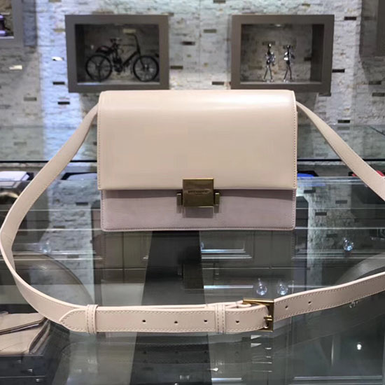 Saint Laurent Medium Bellechasse Väska Beige 482044