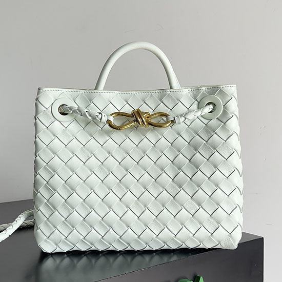 Bottega Veneta Small Andiamo Tote Bag สีฟ้าอ่อน B74356