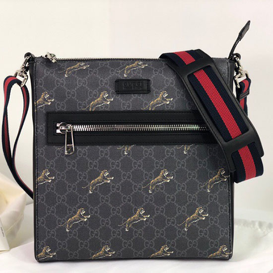 Gucci Gg ซูพรีมไทเกอร์เมสเซนเจอร์ 474137