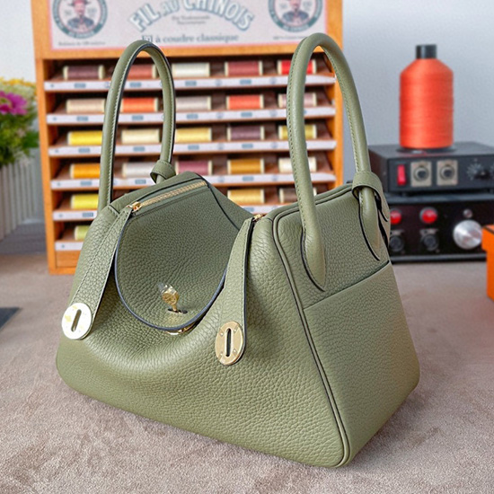 Hermes Clemence หนังกระเป๋าลินดี้ Hl263018