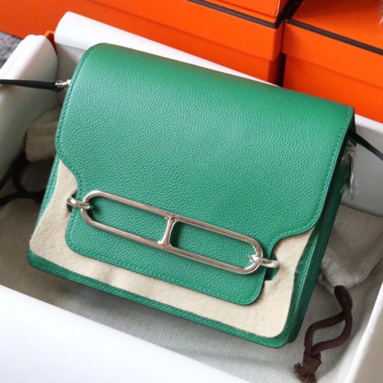 Hermes Evercolor หนังรูลิสกระเป๋า Vert Vertigo Hr0805