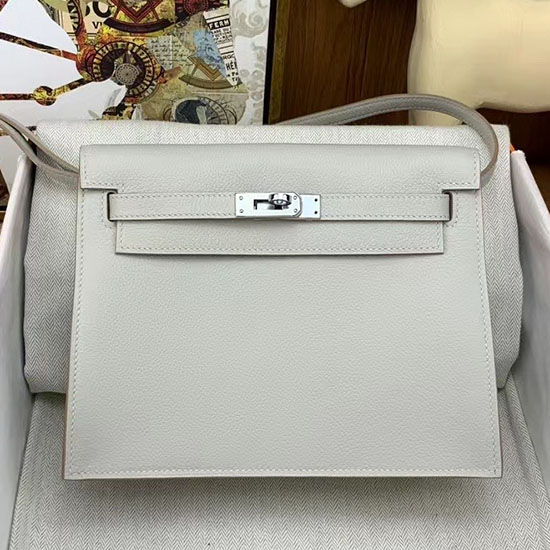 Hermes Kelly Danse 22 กระเป๋า Gris Perle Hkd0805