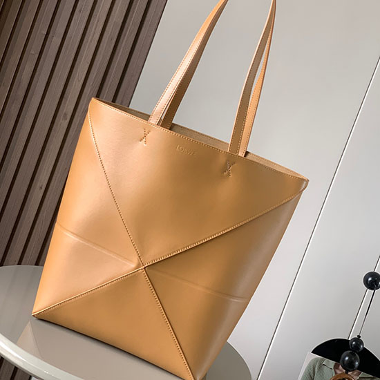 Loewe Puzzle Fold Tote อบอุ่นทะเลทราย L9029