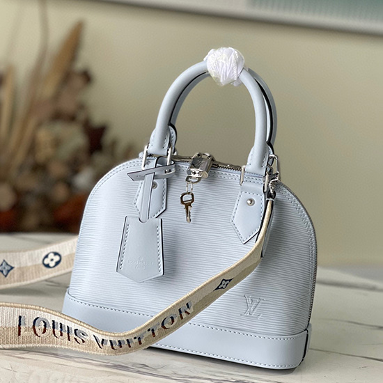 Louis Vuitton Alma Bb Bag สีน้ำเงิน M59358