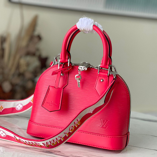 Louis Vuitton Alma Bb Bag สีแดง M59358