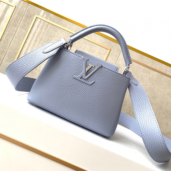 Louis Vuitton Capucines Mini สีน้ำเงิน M55985