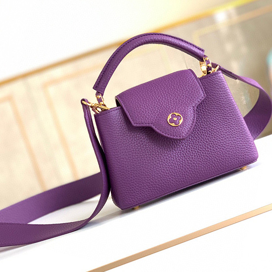 Louis Vuitton Capucines Mini สีม่วง M55985