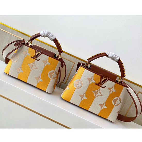 Louis Vuitton Capucines Mm สีเหลือง M57351