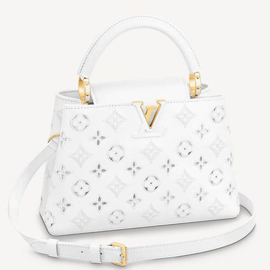 Louis Vuitton Capucines บีบี ขาว M20742